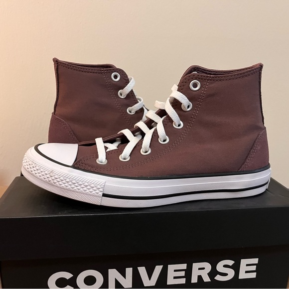 Converse All Star High-Tops in dark Burgundy - Picture 4 of 10